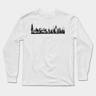 Chicago Skyline Long Sleeve T-Shirt